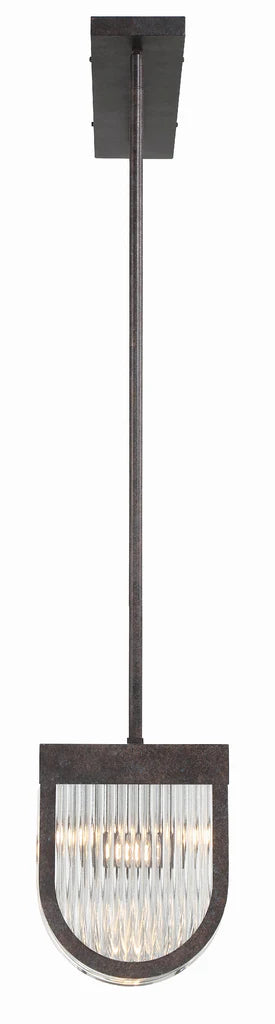 Allegra 53.75'' Six Light Chandelier, Charcoal Bronze