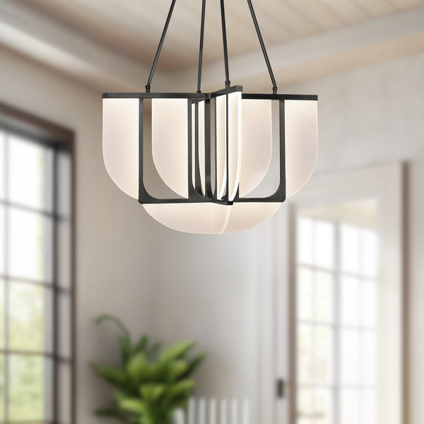 Filmore 30" LED Chandelier, Urban Bronze