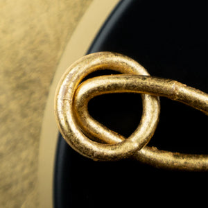 Adair 18'' Three Light Chandelier, Matte Black / Antique Gold