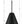 Adair 18'' Three Light Chandelier, Matte Black / Antique Gold
