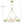 Araceli 34.75'' 10 Light LED Chandelier, Soft Brass Stone
