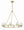 Araceli 34.75'' 10 Light LED Chandelier, Soft Brass Stone