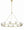 Araceli 48'' 12 Light LED Chandelier, Soft Brass Clear Crystal