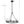 Araceli 24'' 6 Light LED Chandelier, Matte Black Clear Crystal