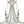 Arcina 26'' Eight Light Chandelier, Antique Silver