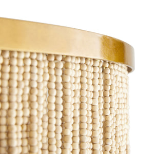Kavira 30" Three Light Chandelier, Natural