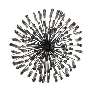 Myrene 21" Five Light Chandelier, Black