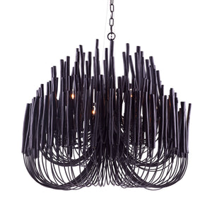 Myrene 36" Chandelier, Black