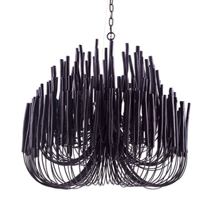 Myrene 36" Chandelier, Black