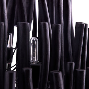 Myrene 36" Chandelier, Black