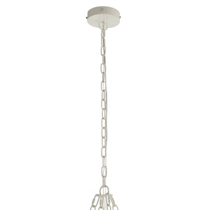 Rovell 46" Eight Light Chandelier, Natural