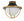 Atley 12'' Two Light Outdoor Semi Flush Mount, Matte Black / Textured Gold