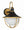 Atley 18.75'' One Light Outdoor Wall Sconce, Matte Black / Textured Gold