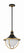Atley 17'' Three Light Outdoor Pendant, Matte Black / Textured Gold