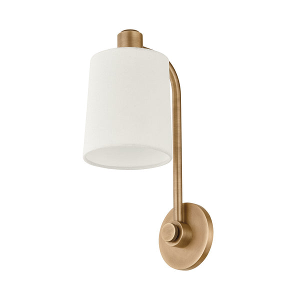 Elith 6" One Light Wall Sconce, Patina Brass