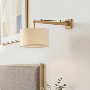 Isorae 12" One Light Wall Sconce, Patina Brass