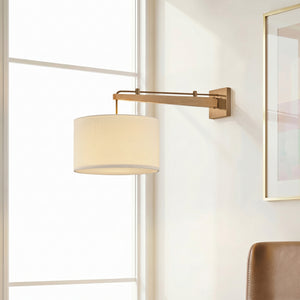 Isorae 12" One Light Wall Sconce, Patina Brass