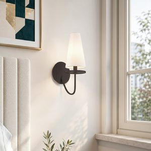 Avenis 5" One Light Wall Sconce, Textured Bronze