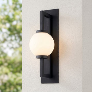 Lumora 6" One Light Wall Sconce, Textured Black