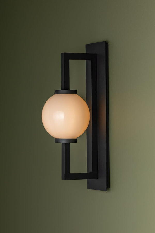 Lumora 6" One Light Wall Sconce, Textured Black