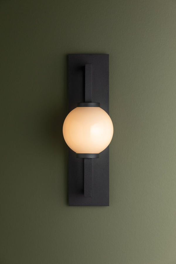 Lumora 6" One Light Wall Sconce, Textured Black