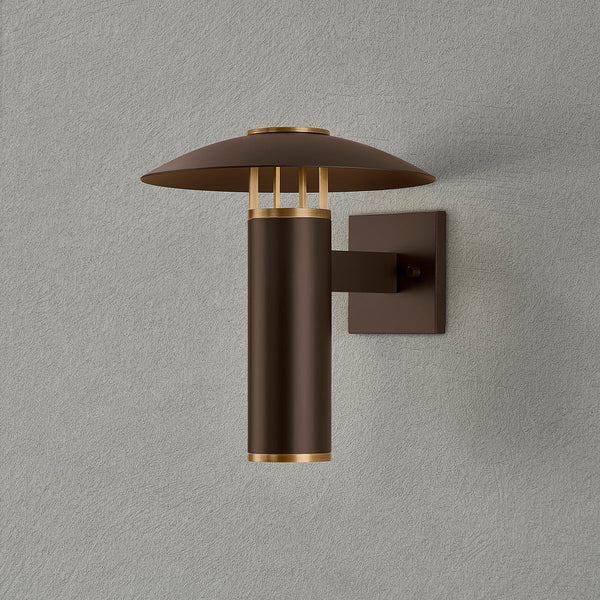 Isara 11" One Light Wall Sconce, Patina Brass / Bronze