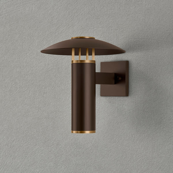 Isara 11" One Light Wall Sconce, Patina Brass / Bronze