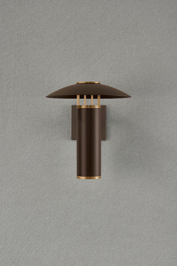 Isara 11" One Light Wall Sconce, Patina Brass / Bronze