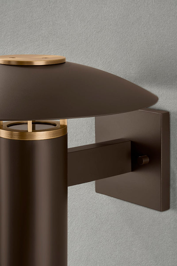 Isara 11" One Light Wall Sconce, Patina Brass / Bronze