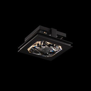 Enchante 10'' LED Flush Mount, Black