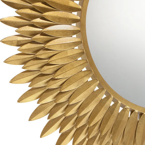 Laurel 30" Mirror, Antique Gold