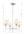 Laurel 28'' Four Light Chandelier, Antique Silver
