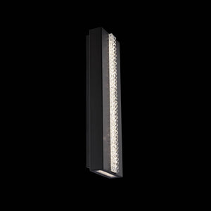 Cascade 24'' LED Outdoor Wall Sconce, Black