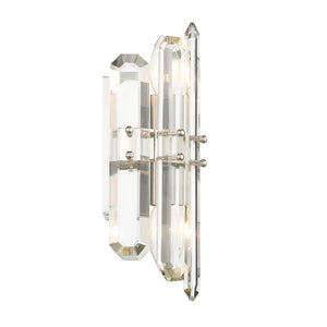 Boltera 7.5'' Two Light Wall Sconce, Polished Nickel