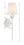 Laurel 6'' One Light Wall Sconce, Matte White