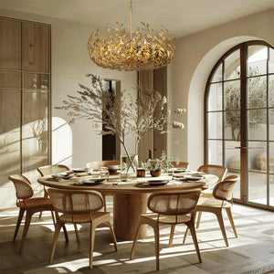Laurel 42'' 12 Light Chandelier, Antique Gold