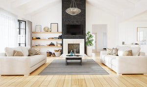 Laurel 24.5'' Six Light Semi Flush Mount, Antique Silver