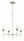Laurel 28'' Four Light Chandelier, Antique Silver