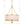 Laurel 24'' Six Light Chandelier, Antique Gold
