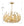 Laurel 27'' Six Light Chandelier, Antique Gold