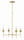 Laurel 28'' Four Light Chandelier, Antique Gold