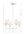 Laurel 28'' Four Light Chandelier, Matte White