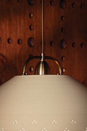 Coreris 23" One Light Pendant, Historic Bronze / Soft Sand