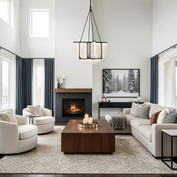 Filmore 30" LED Chandelier, Urban Bronze