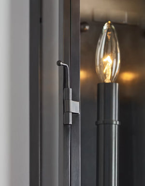 Linear Lantern 9" Two Light Wall Sconce, Bronze