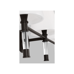 Hanover 25" Three Light Bath Sconce, Aged Iron