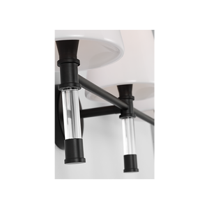 Hanover 25" Three Light Bath Sconce, Aged Iron