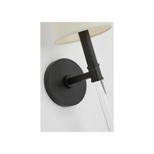 Hanover 5" One Light Sconce, Aged Iron