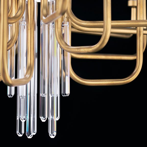 Calliope 40'' LED Chandelier, Soft Silver