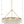 Bauble 25'' Six Light Chandelier, Gold